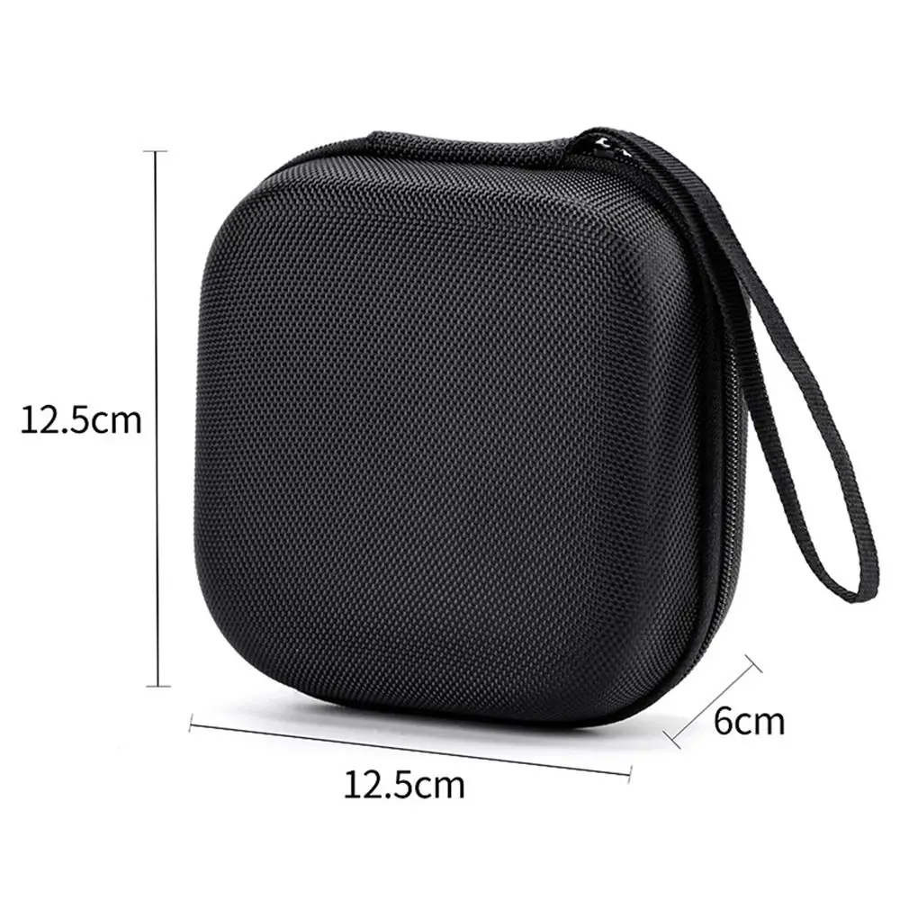 New Hard Shell EVA Storage Box Black Mini Pouch Carrying Bag Portable Zipper Earphone Case Charging Cable