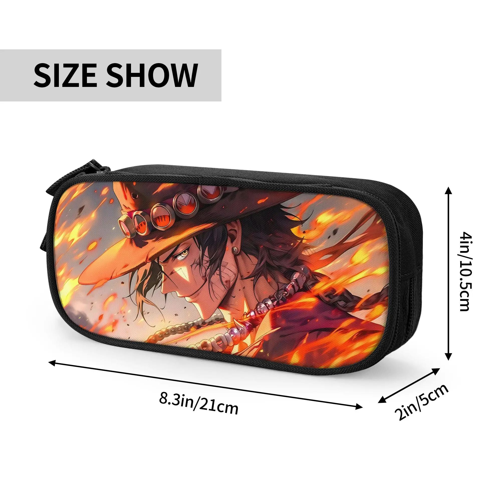 Custom Anime One piece Theme Large Capacity Bags for Child  Handheld Study Bag for Boys Gilrs Kids