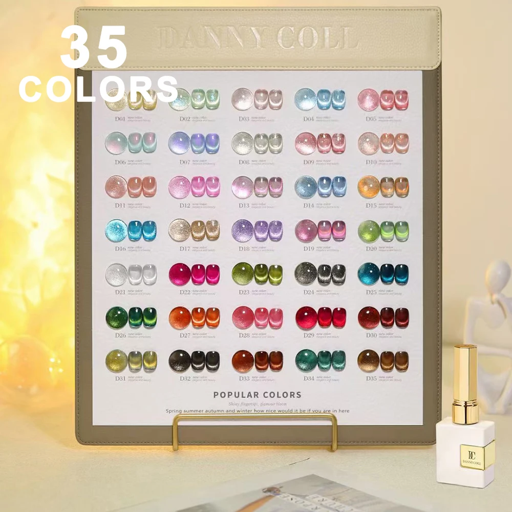 Esmalte de uñas en Gel 6D de 35 colores, juego de barniz para uñas en Gel, esmalte de uñas UV en remojo, esmalte de Gel Gellak, imprimación artística para uñas, laca en Gel para manicura