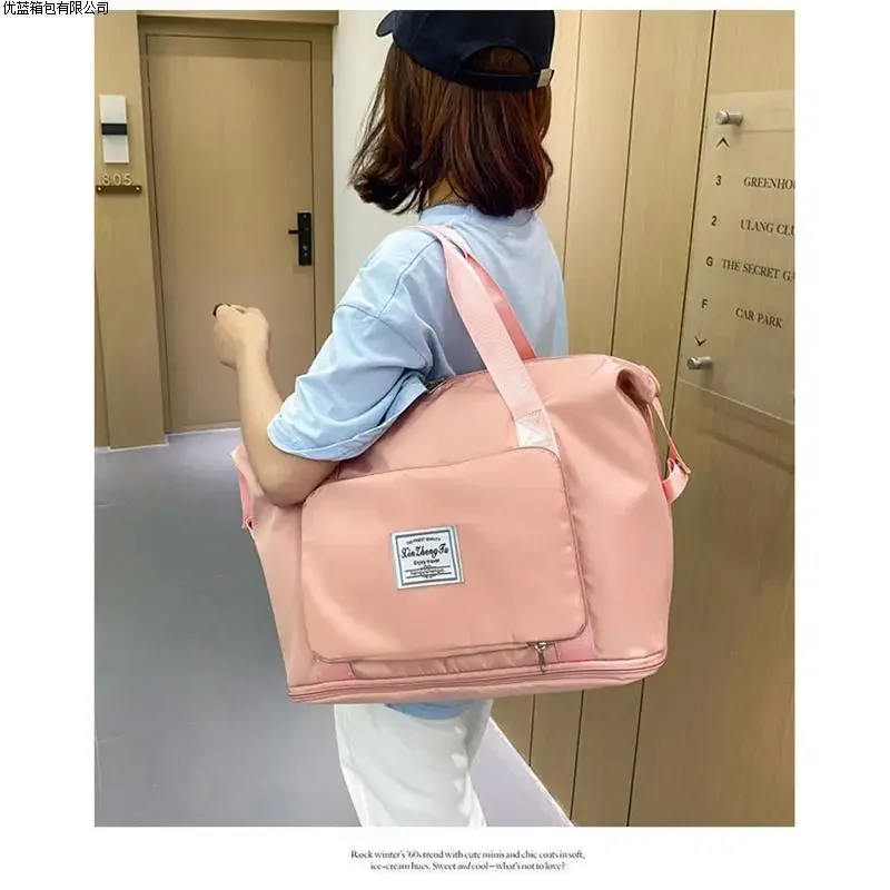 Faltbare Reisetasche für Frauen Wasserdichte Reisetasche Große Multifunktion taschen für Mädchen Weibliche Sport aufbewahrung mit großer Kapazität