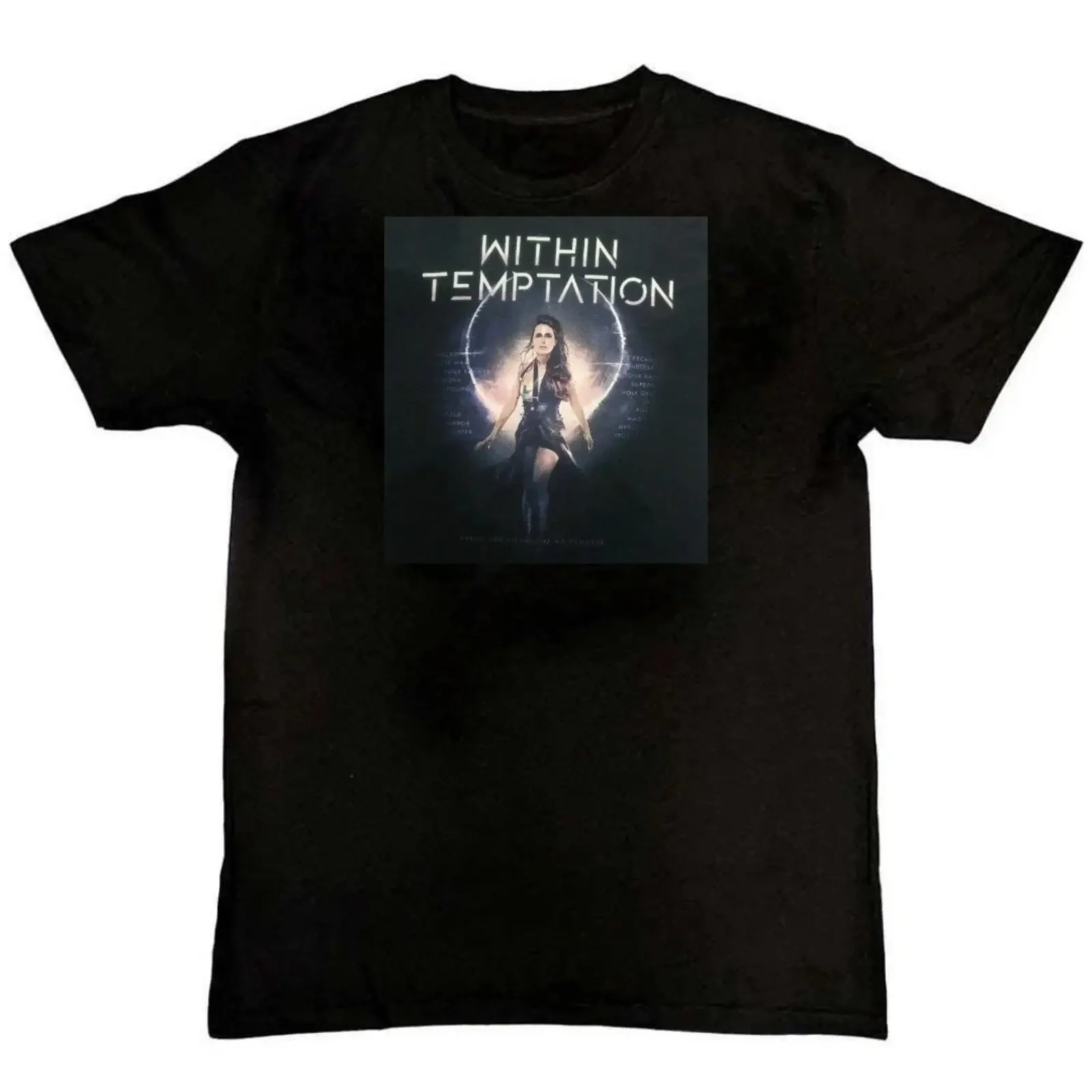 Camiseta Vintage Within Temptation 2019 Nightwish Epica para hombre, tallas S, M, L, XL, 2, 3, 4, estilo vintage lavado, para uso diario, con gráfico.