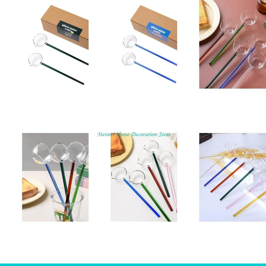 

H7BF 2PCS прозрачные стеклянные коврики с теплостойкостью