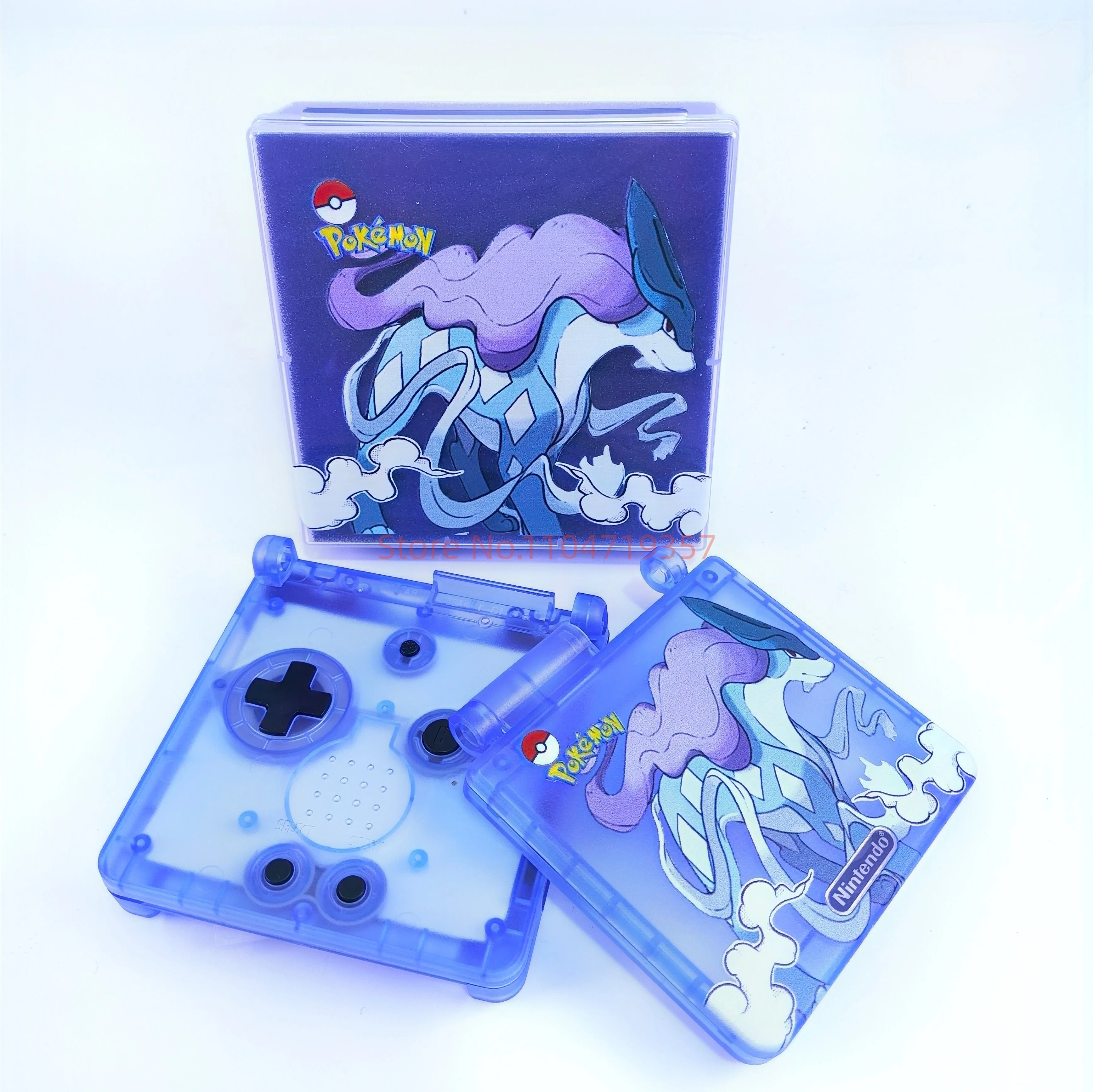 Met Box Gba Sp-verpakking en Shell Set Gengar Limited Edition, compatibel met Ips-scherm, Limited Edition speelgoedgeschenken
