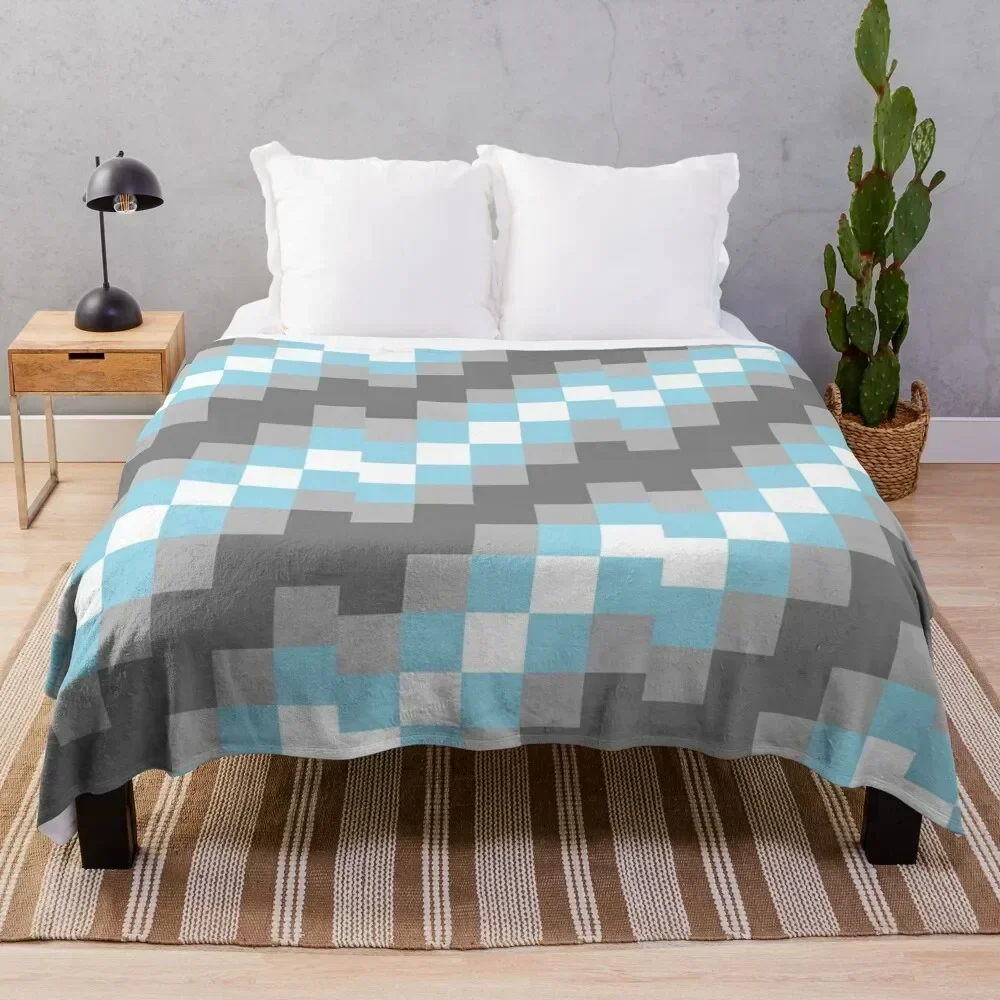 

Demiboy Pride Pattern Throw Blanket Fluffy Cozy Throw Blanket for Home Decor