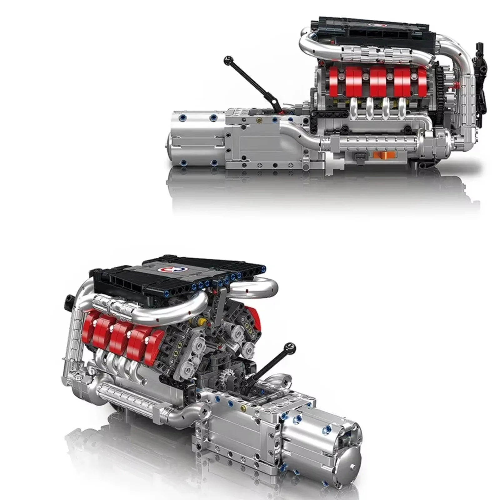Mould King 10203 MB Merc V8 Kit de construction motorisé avec entraînement électrique, modèle de voiture technique 1169 pièces pour collectionneurs adultes