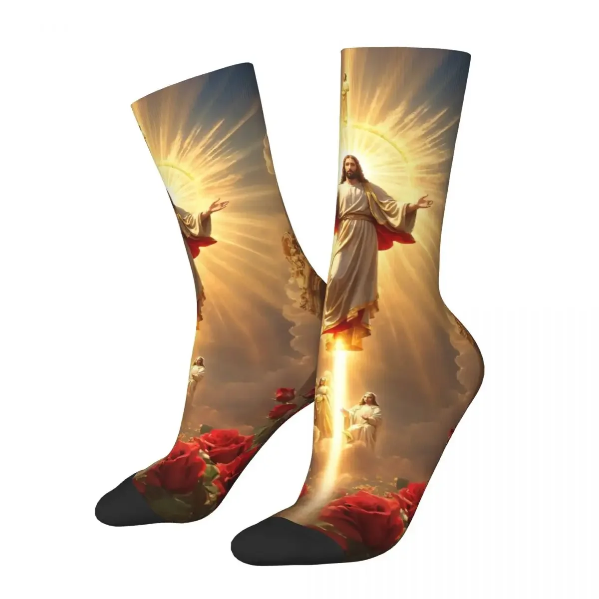 Catholic Jesus Christ Bible Faith Socks Accessories For Men Women Religious Christianity Chrisitan Socks Birthday Gifts