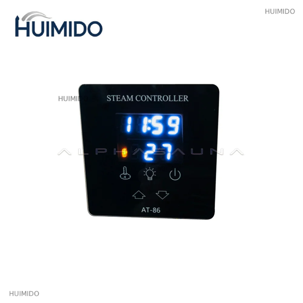 Modern wet steam sauna steam generator 3KW small electric with touch digital controller in 304 stainless steel