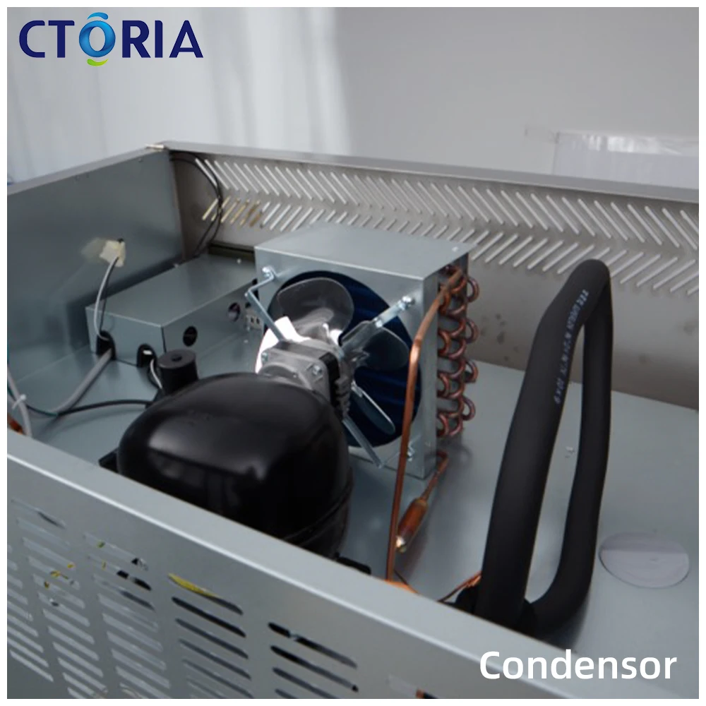 وكيل التوظيف العالمي التلقائي 1000L معدات التبريد التجارية بأربعة أبواب رغوية لباب الفريزر للمطعم #2