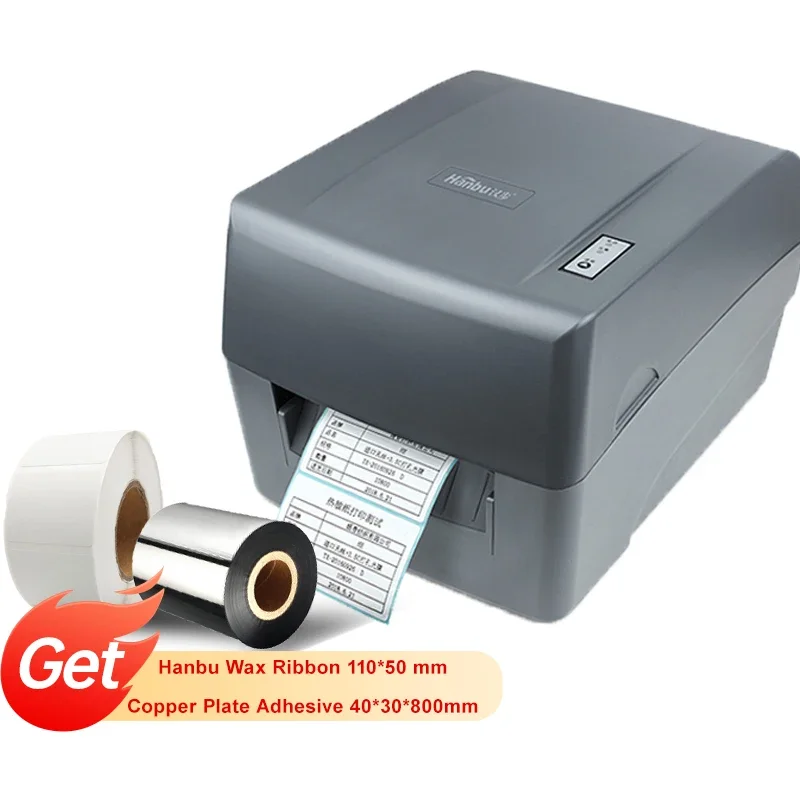 

300dpi roll label printer machine Care Label Printer size clothing label printer for business