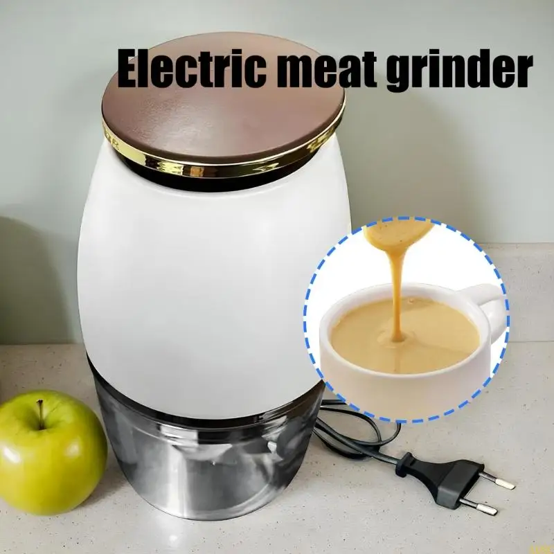 A0NC効率的なキッチンフードカッターポータブル電気肉グラインダー日常の調理ニーズに合わせて野菜カッターを使いやすい