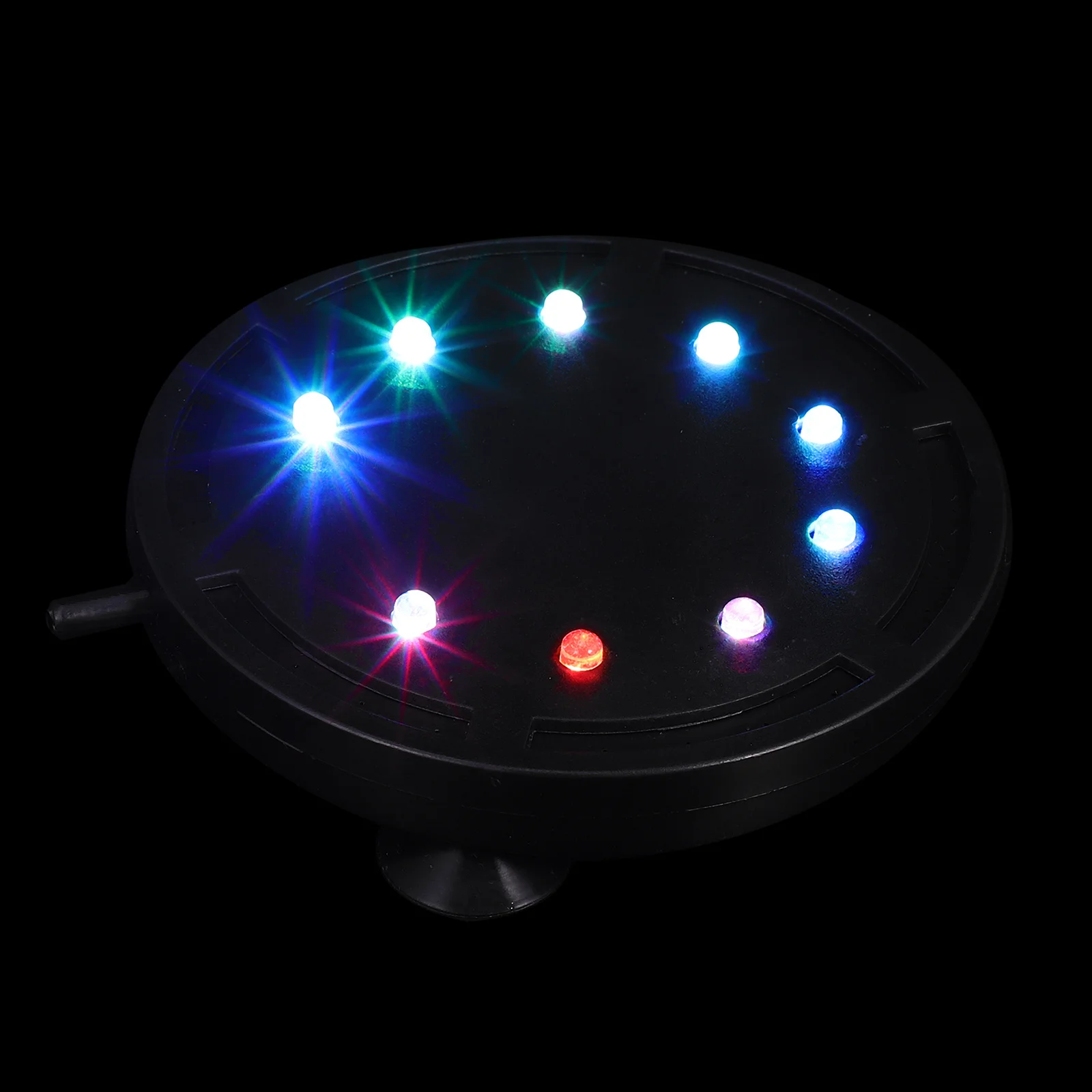 

Aquarium Air Bubble Light Fish Tank Bubble Stone Disk Colorful Air Stone Bubbler Lamp Underwater Us Plug Aquarium Light