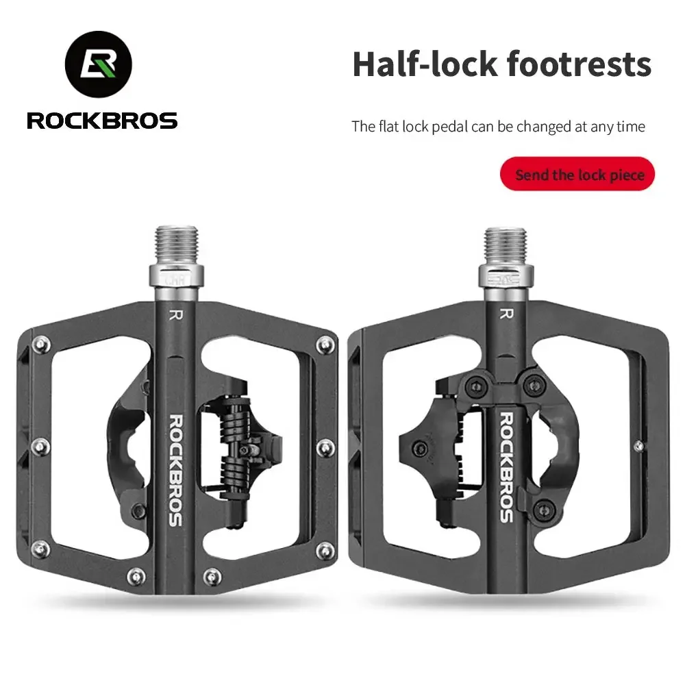 

Bicycle Pedal MTB Bike Pedal SPD Self-Locking Bicycle Racing Pedales Structre Aluminum Lock Pedals Sealed Bearing Bike SPD Pedal