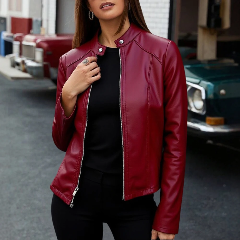 

New Trendy Chic Suede Coat Long Sleeve Slim Fit for Valentine Date Night Spring Elegant Office Outerwear Best Seller Fashionable