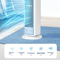 Mini climatiseur silencieux oscillant, tours debout/couchées, ventilateur de bureau sans pales, refroidisseur d'air puissant pour chambre à coucher et maison 2