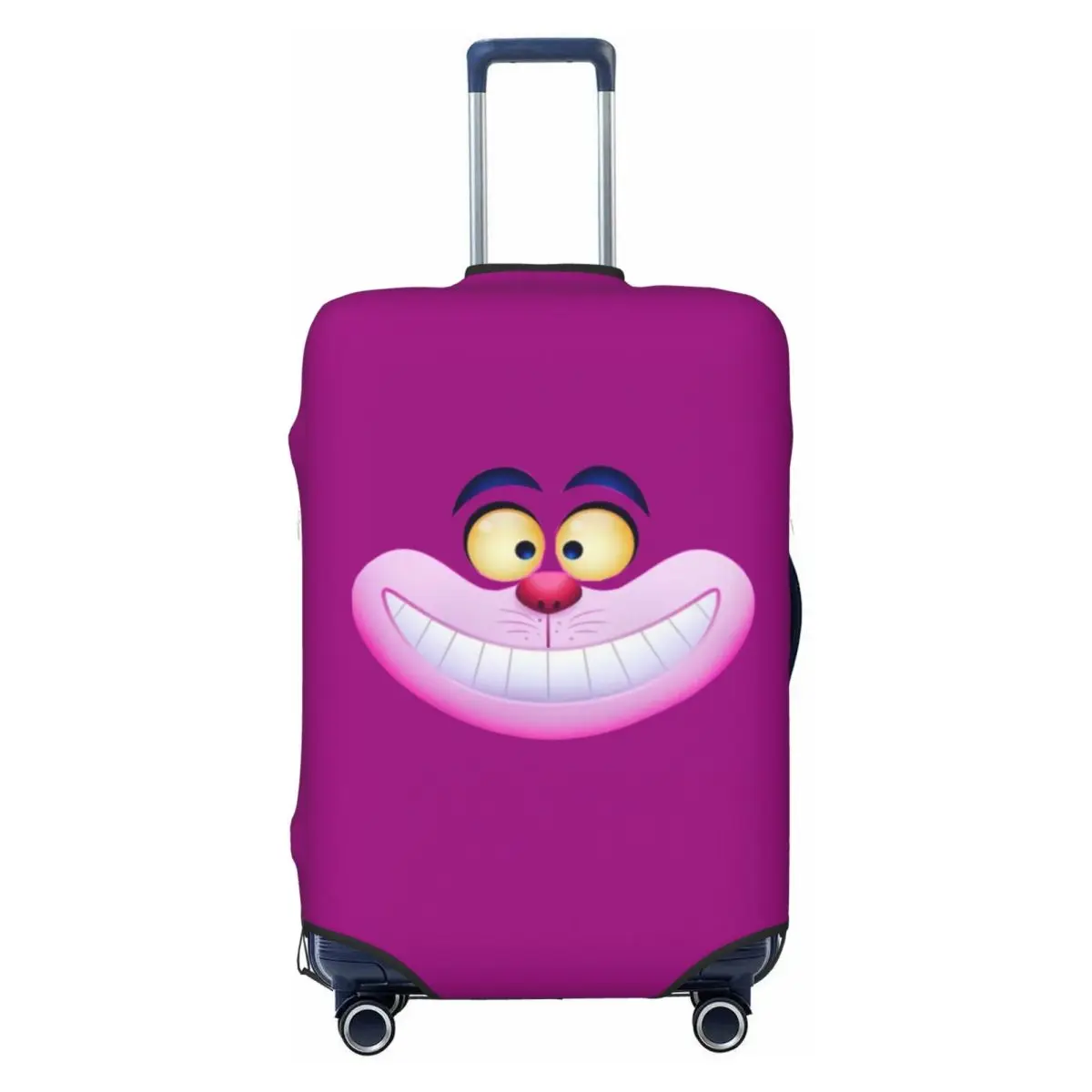 

Custom Smiling Cheshires Cat Luggage Cover Protector Funny Cartoon Anime Travel Suitcase Protective Cover for 18-32 Inch