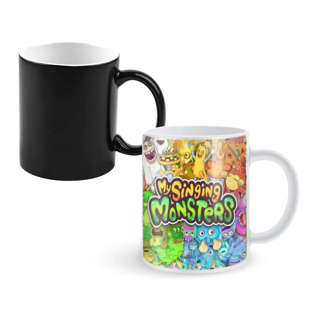

Game My Singing Monsters Creative Change Ceramic Mug Heat Revealing Coffee Cup Breakfast Cup Mug Gift