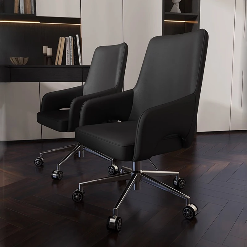 

Conference Backrest Office Chair Rolling Ergonomic Relaxing Modern Office Chair Mobile Swivel Sillas De Oficina Trendy Furniture