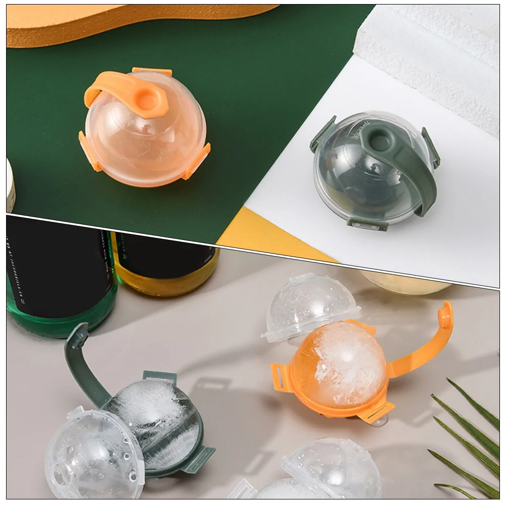 

10 Pcs Whisky Ice Hockey Mold Sphere Interesting Electric Cat Ball Maker Balls Orange Plaything Moulds Makers Kitten Supply
