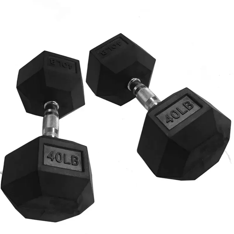 Free Sample 15-50KG weights dumbbells set high quality paint fitness dumbbell with box