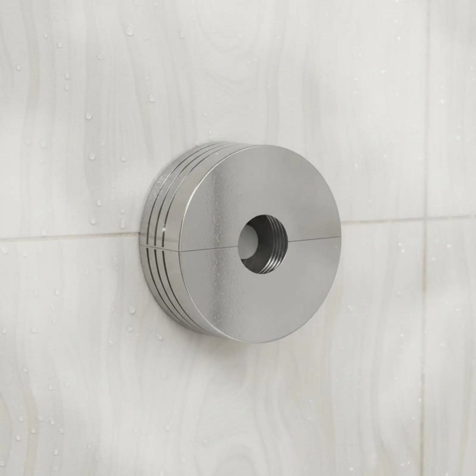 Wall Mount Faucet Decorative Cover ABS Plastic Split Pipe Flange Hide Rough Edges Trimable Escutcheon for Shower Valve Base