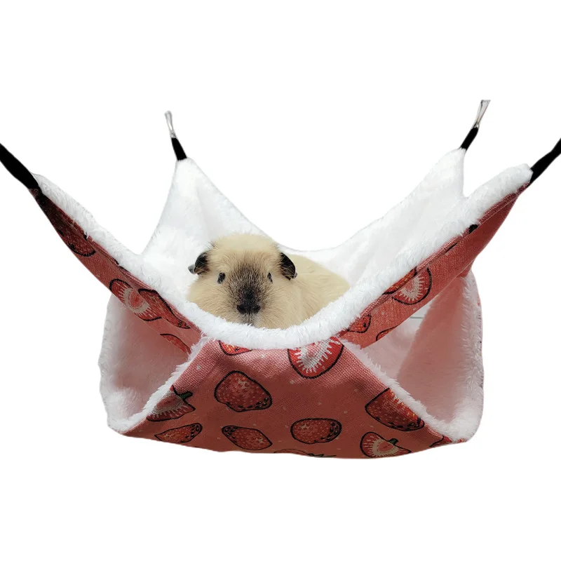 Honey bag shrew warm double layer sandwich hammock small pet hammock hanging squirrel sleeping bag pet supplies hammock Rabbit