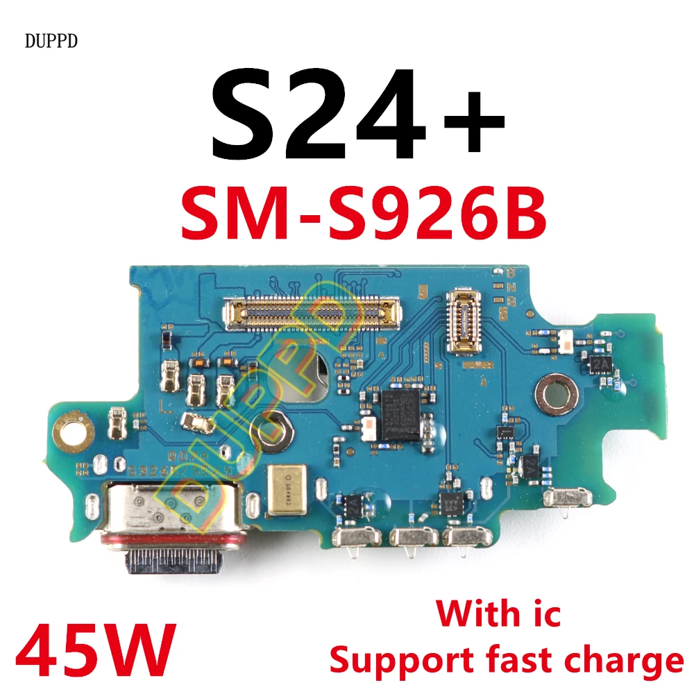 

Гибкая зарядная плата для Samsung Galaxy S24 Plus S24+ SM-S926B S926U S926 USB-порт для зарядки, разъем для док-станции, гибкий кабель для зарядки