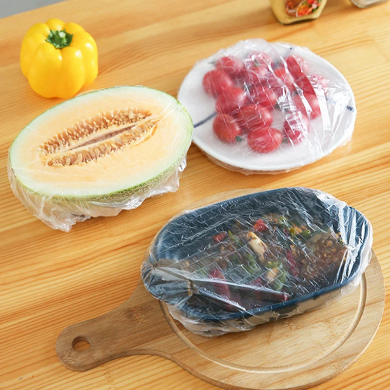 Gorro de ducha desechable con forma de malla elástica, gorro de baño no tejido para extensión de pestañas, gorro transparente impermeable para el cabello, 100 Uds.