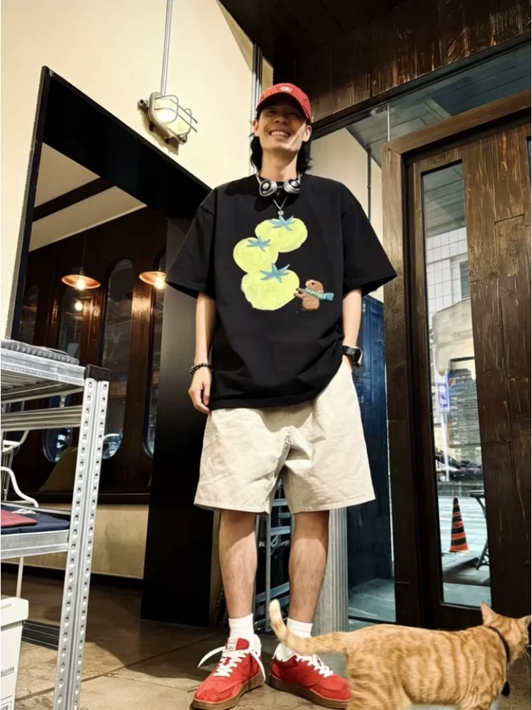 FOG X 11EZAT Unisex Spring/Summer 2026 Streetwear Loose-Fit Crew-Neck Short-Sleeve T-Shirt Stain-Resistant Collaboration T-Shirt