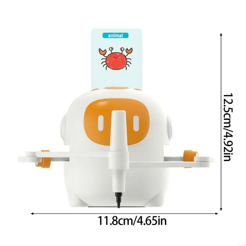 Creative Art Drawing Robot Toy For Kids Interactive Learning Tool Color Recognition Development L8RB