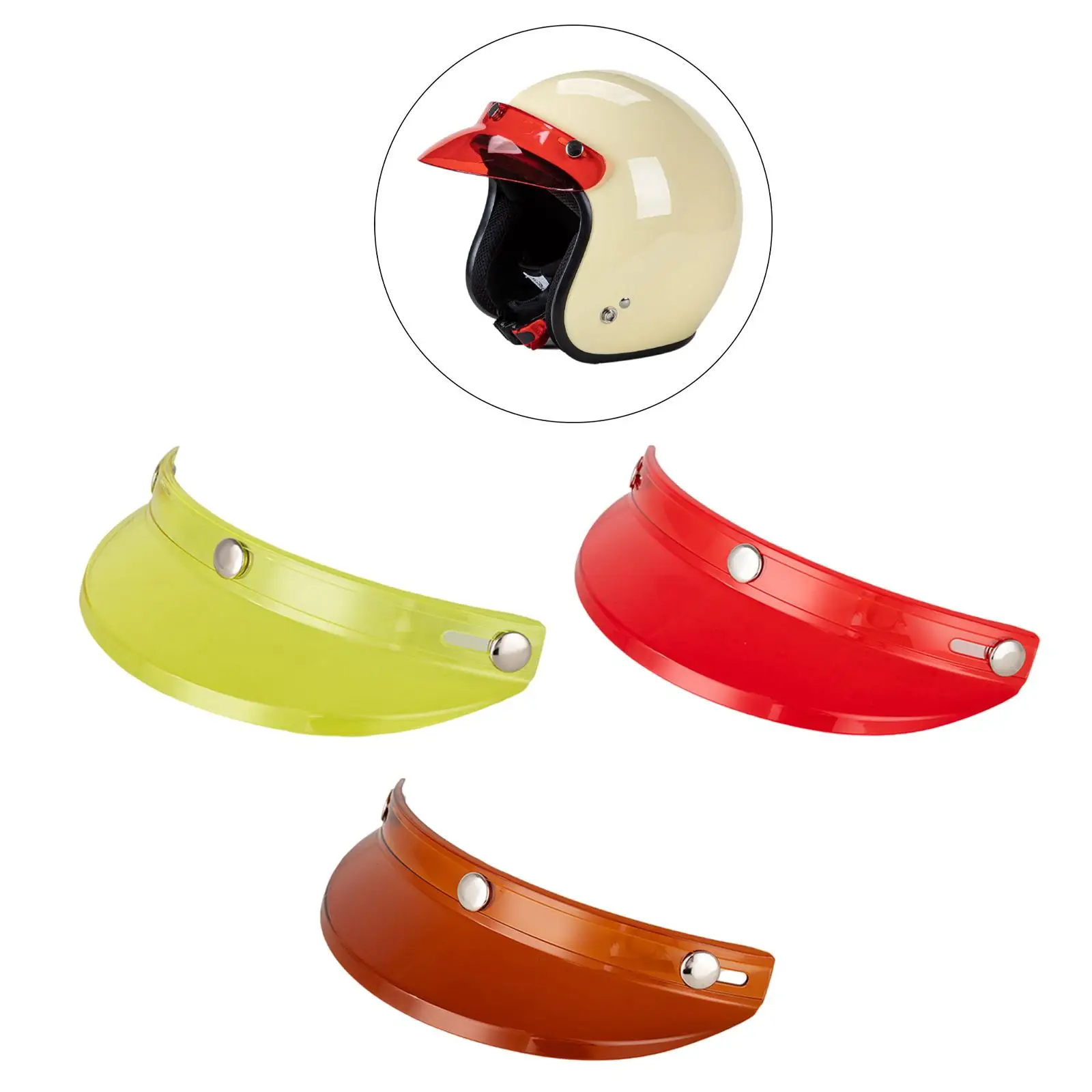 

Motorcycle Helmet Visor Peak Cover Trendy Portable Helmet Visor Protector for