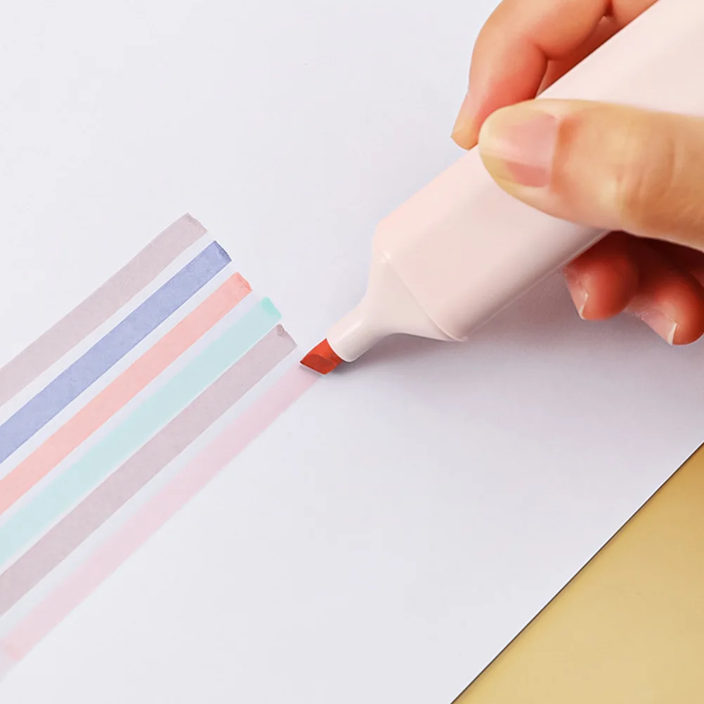 

12 Pcs Eye Protection Highlighter Book Highlighters Pen Cute Aesthetic Erasable