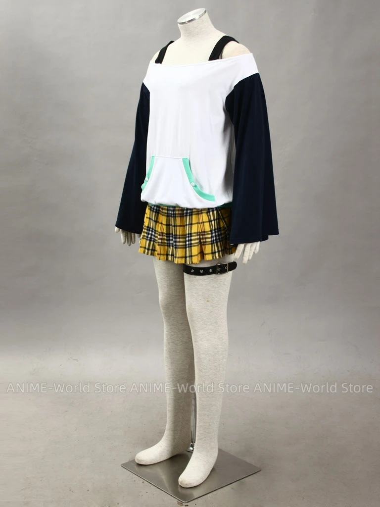 Anime Rosario Vampire Mizore Shirayuki Cosplay Costume School Uniform Rosario and Vampire Cosplay Costume for Child Girl Women