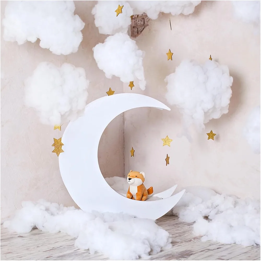 

Artificial cloud props, imitation 3D clouds are used for ceiling hanging decoration, used for room wedding parties