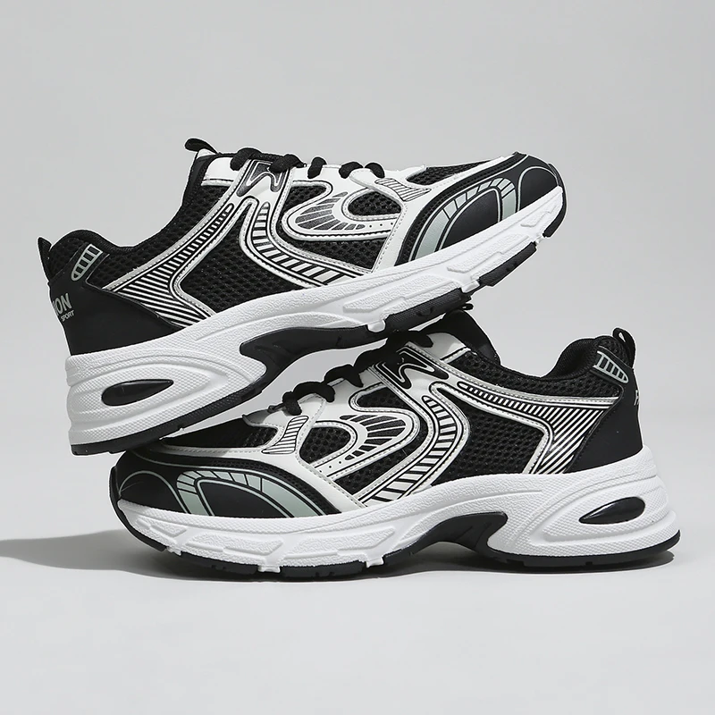 

Новые летние кроссовки 2026 в корейском стиле для пар, женские повседневные спортивные туфли на толстой подошве, износостойкие, нескользящие, на плоской подошве