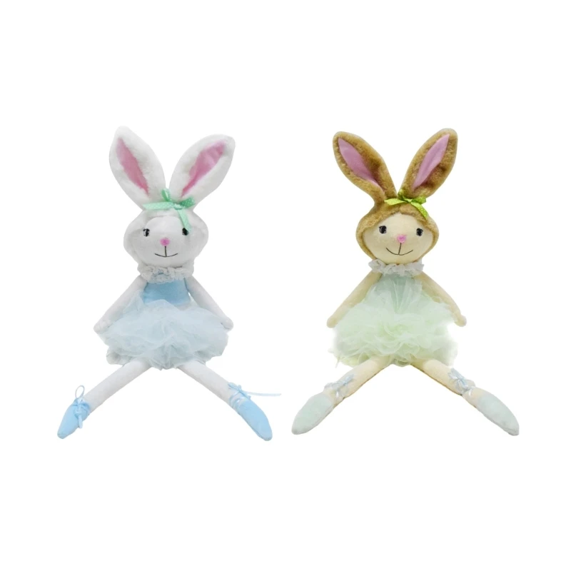 

Easters Bunnys Decorative Gnomes Long Leg Plushes Figurines for Holiday Decorations Dropship