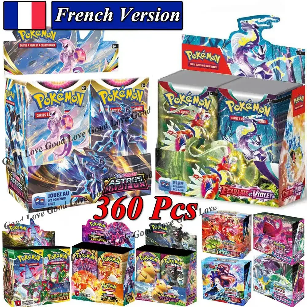 Franch Pokemon Cards angielska korona ZENITH srebrna burza zagubione pochodzenie genialne gwiazdy Carte Pokémon hiszpańska kolekcja zabawek