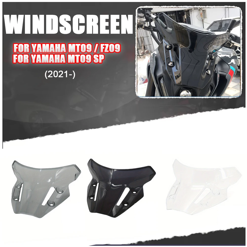 

Windshield Windscreen For YAMAHA MT-09 FZ-09 SP MT09 FZ09 MT FZ 09 2021 2022 Motorcycle Accessories Side Wind Screen Deflectors