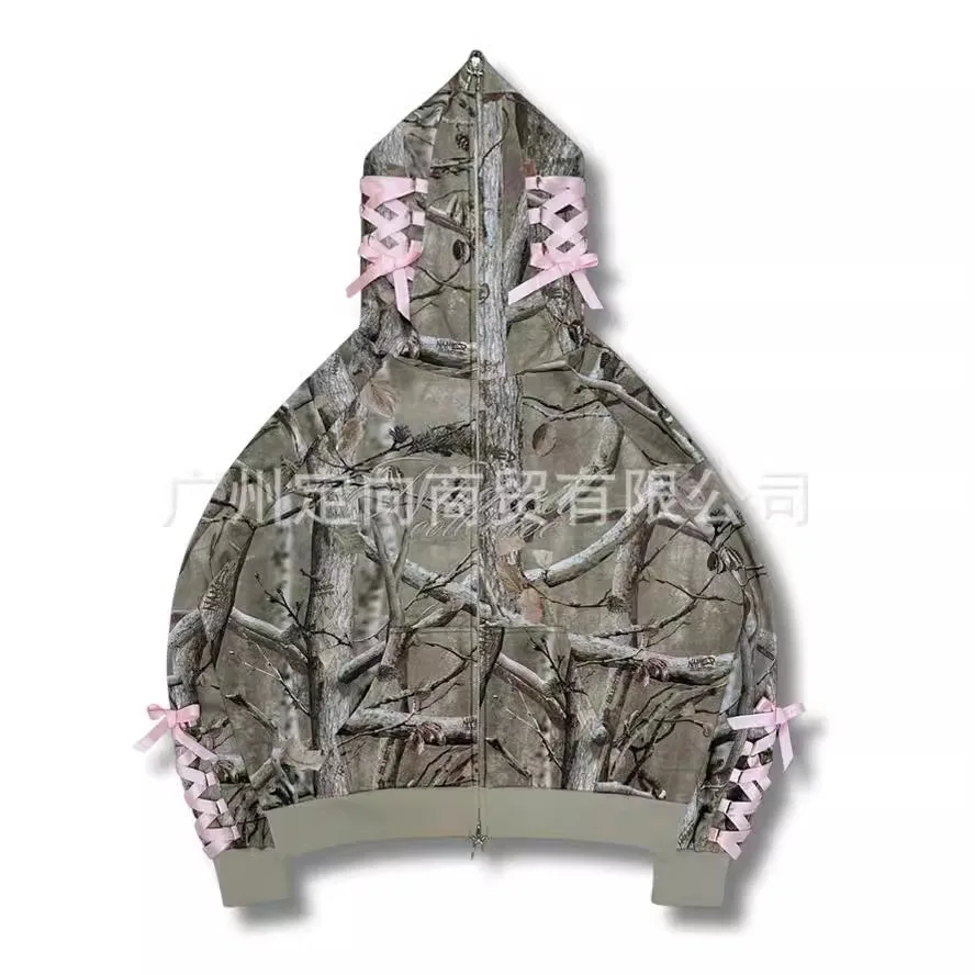 Amazon Independent Site 3D Printing Cross-Border Hooded Sweatshirt Men's Fashionable 3D Printing Camouflage Hunting Hooded Shirt