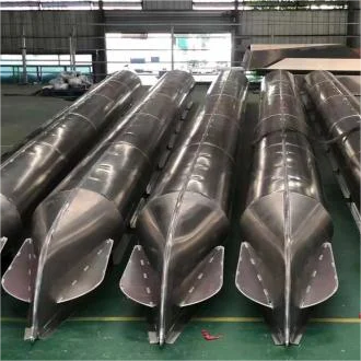 5m-12m boat pontoon tube pontoon fishing boat aluminum pontoon platform bracket customization