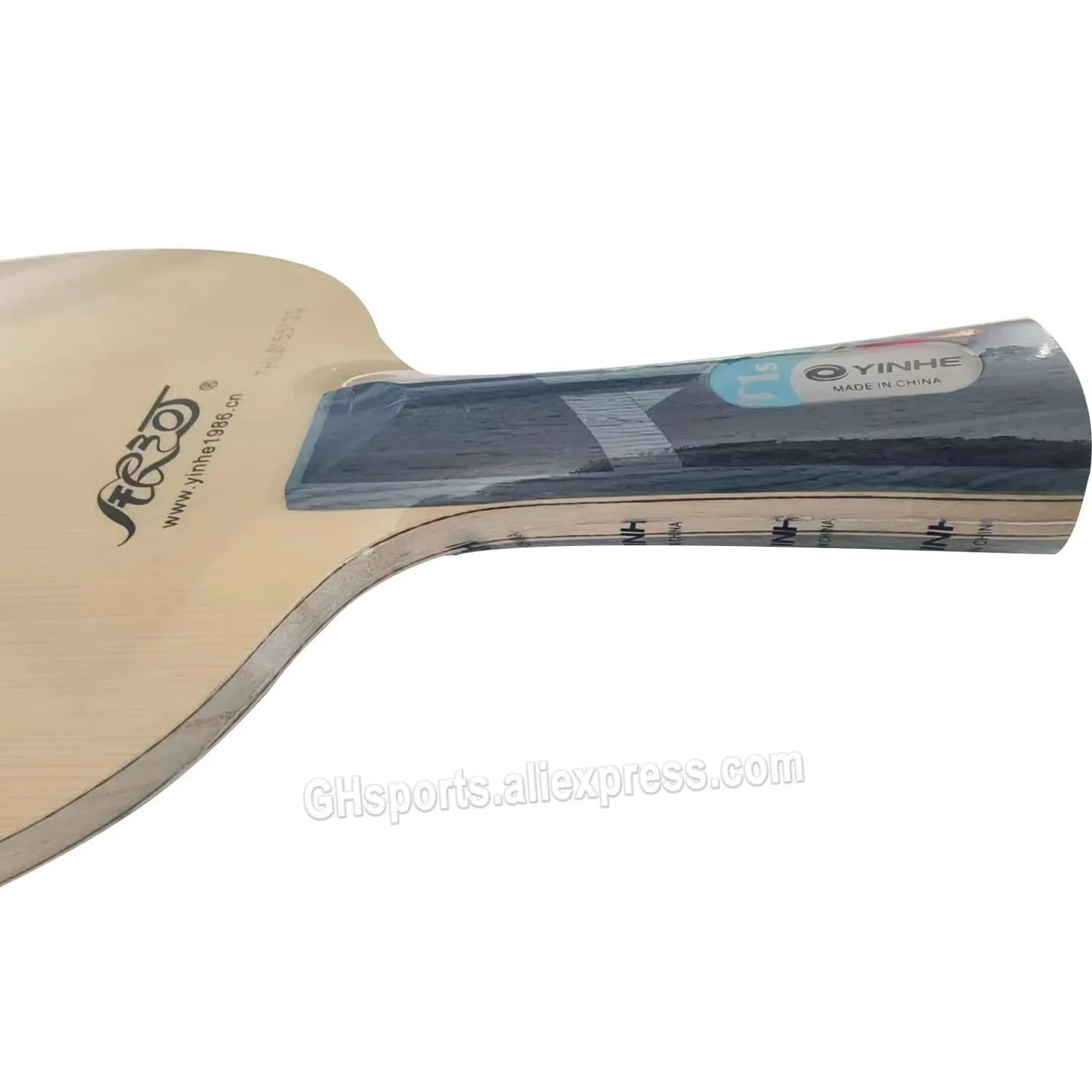 YINHE T-1S T1S Tischtennisschläger Hinoki Carbon SCHLAGER Struktur Original YINHE T1 Schläger Galaxy Ping Pong Bat Paddel – Detail 3