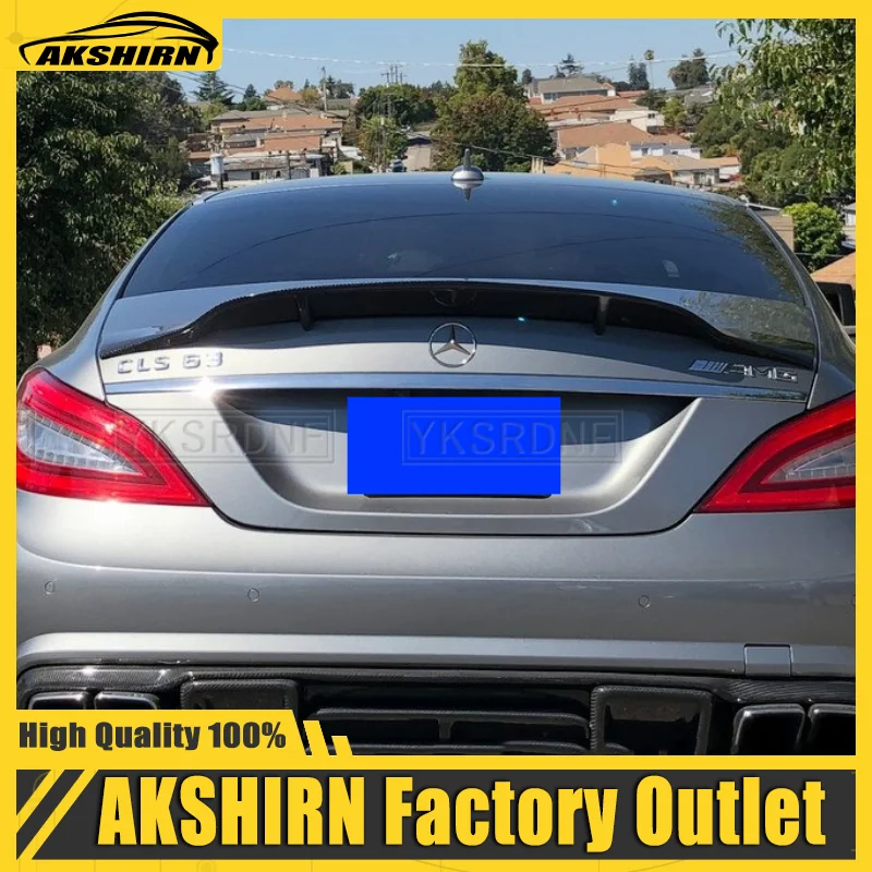 

W218 Carbon Fiber Rear Trunk Boot Spoiler for 2012 - 2018 CLS Class CLS350 CLS400 CLS450 CLS500 CLS63 Sedan Fitment Guaranteed