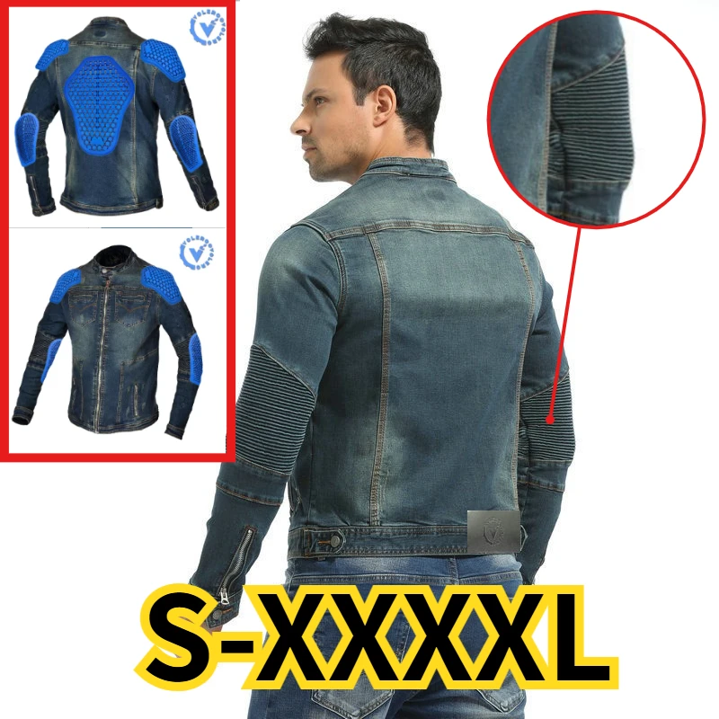 

Мотоциклетные куртки для мужчин и женщин, повседневные, на все сезоны, джинсовые куртки для мотоциклистов, защита от падений, ретро-стиль, джинсовые куртки для мотоциклистов.