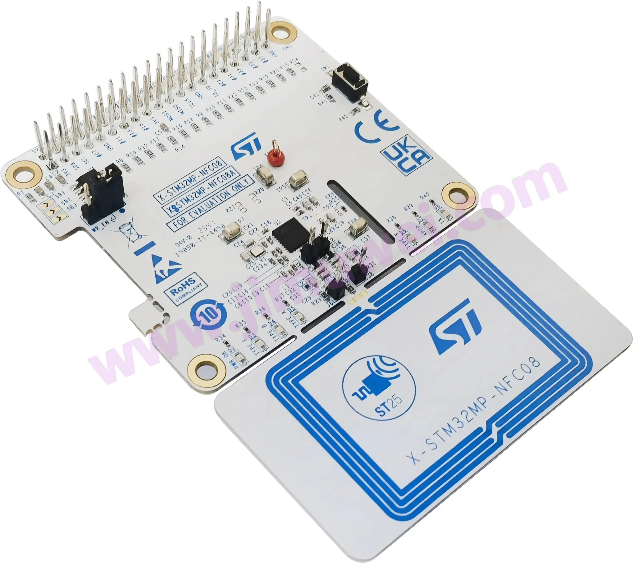 

X-STM32MP-NFC08 ST25R3916B Плата разработки ST Считыватель NFC О оценочная плата IC STM32MP