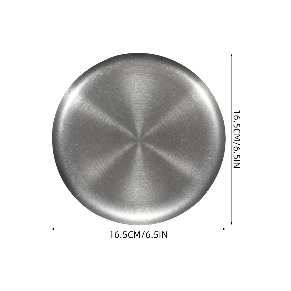 أطباق السوشي الفولاذ المقاوم للصدأ طبق تقديم الطعام المستدير لشريحة لحم الحلوى السوشي المعادن أدوات المائدة المنزلية عشاء متعدد الوظائف