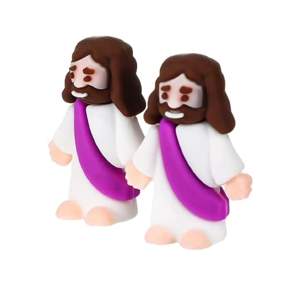 

Pvc Jesus Toy 24pcs Mini Jesus Figurine Pvc Savior Model Statue Sculpture Desktop Ornament Christmas Gift Christmas Jesus Decor