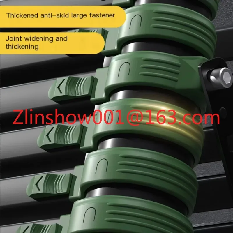 Telescopic Folding Ladder Extended Aluminum Alloy Herringbone Ladder Portable Multi-purpose Ladder Rack