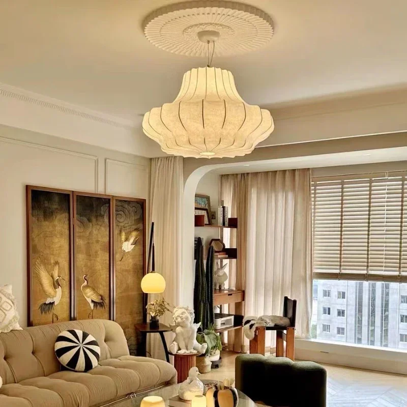 Nordic cloth lamp Simplicity Led Pendant Light For Living Room Restaurant Tables Kitchen Bedroom Lamp Home Decor
