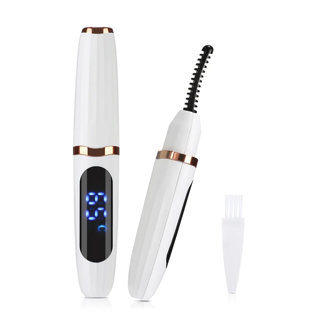 Elektryczna zalotka do rzęs przenośna 3 poziomy regulacji szybka naturalna zalotka do rzęs długotrwały efekt narzędzie do makijażu dla kobiet