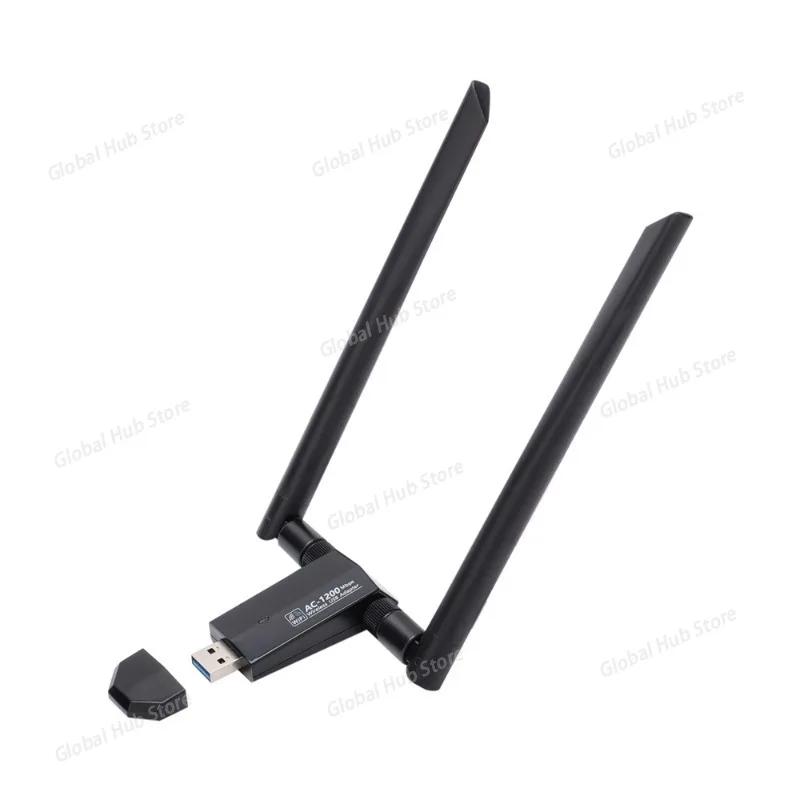 RTL8812AU 1200M Wireless Network Card, 11AC Dual-band WiFi Receiver, USB Network Card