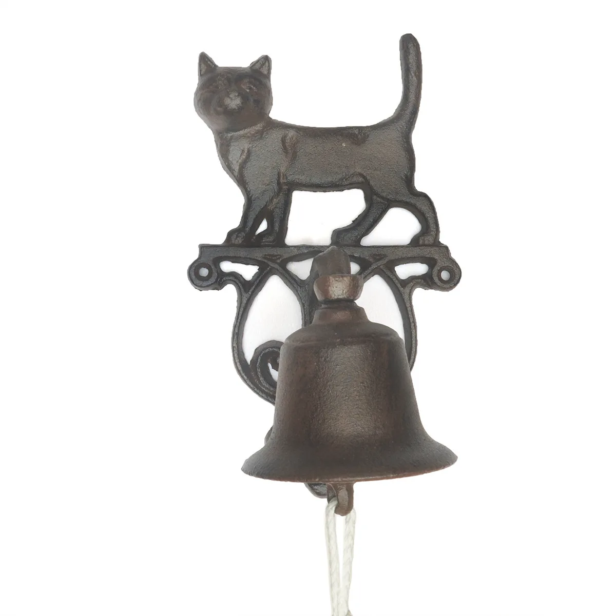 

Cast Iron Door Bell Hanging Ornament, Dog and Cat Ornaments, Hang the Bell Shop Entrance